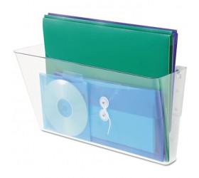 Stackable DocuPocket Wall File Legal 16 1 4 x 4 x 7 Clear - B7OZHOL3K