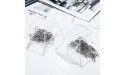 12 Pieces Clear Acrylic Plastic Square Cube Small Acrylic Box Acrylic Storage Containers with Lid Stackable Cube Containers Acrylic Container with Lid for Candy Jewelry Display 2.6 x 2.6 x 2.6 inch - B9T0P591A