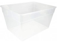 Sterilite 56 Quart Clear Plastic Storage Container Box with Latching Lid 24 Pack - BB7175OFP