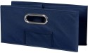 Niche Cubo Set of 4 Half-Size Foldable Fabric Storage Bins- Blue - B0DHY2HBV