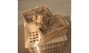 StorageWorks Water Hyacinth Storage Baskets Rectangular Wicker Baskets with Built-in Handles Medium 13 x 8 ¼ x 7 inches 2-Pack - BZU6056HY