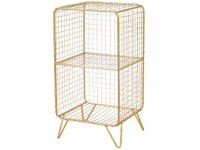 Magazine Rack Magazine Basket Wrought Iron Rack Living Room Bedroom Floor Simple Shelf Creative Corner Decoration Gold Display Stand Best Gift File Placement Rack Color : Gold Size : 303060cm - B4YQFKYL0