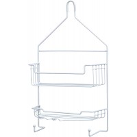 Kenney 2-Shelf Hanging Shower Caddy White - BZLTEFY3U