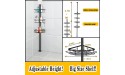 Shower Shelf Rosefray Tension Shower Pole Corner Caddy Shower Rack，Rustproof 304 Stainless Steel 4 Big Baskets 6 hooks Height Adjustable 3.7 to 9ft，Matte Black - B007OEU7W