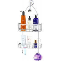 Simple Houseware Bathroom Hanging Shower Head Caddy Organizer Chrome 22 x 10.2 x 4.2 inches - BKMYJUM5M