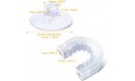 YeeBeny Bathroom Shower Caddy Connector Sucker with 2pcs Professional Strength Large Suction Cups Easy to Attach Replacement Suction Cups Compatible with Zenna Home Simple Houseware Multipurpose Design - BNS8VN6D2