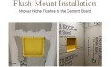 Uni-Green Single Recessed Shower Niche –Yellow 14x14x4D for Bathroom Niche Storage and Built in Shower Shelf - B8W1KCZFM