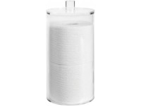 Decorative Things Toilet Paper Holder Stand Roll Storage Acrylic Holds 2 Mega Rolls- Holds Jumbo Rolls 6" x 6" x 9" Tall - BCBEI6F0E