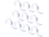 ibasenice Belt Display Stand 10pcs Belt Show Racks Transparent Belt Acrylic Racks Belt Display S Shape Holder for Men and Women Belt Store Display or Home Use - BVA3JZ27P