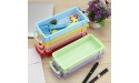 BTSKY 6 Colors Large Capacity Pencil Box Stackable Colorful Office Supplies Storage Organizer Box Brush Painting Pencils Storage Box Watercolor Pen Container Drawing Tools - B527H3OD6
