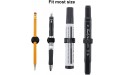 Pen Holder Clips Manganese Steel Pen Holder Self Adhesive Pen Pencil Organizer with Adjustable Spring Loop for Refrigerator Whiteboard Erase Board and Bulletin Board Map 10 - B18IQ54A7
