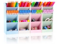 SITAKE Pen Pencil Holder Organizer 4 Colors Marker Organizer and Storage Big Desk Organizers and Accessories Cute Kawaii Stationary for Kids Girls Officer and School Supplier 4 Colors BIG - B2KYYH94R