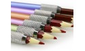 YOUSHARES Aluminum Assorted Colors Pencil Lengthener – Pencil Extender Holder for Colored Pencils in Regular Size 6 Pcs - BPXWETECN
