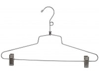 SSWBasics All Purpose Hangers Metal Chrome 16 inch Case of 20 - BFY6TMH6T