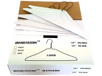 Homeneeds' Clothing Hangers Suit Hangers Caped Hangers Strut Hangers Wire Clothes Hangers Caped100 - B4G9FNY4C
