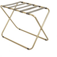DEMONG Metal Folding Luggage Rack in Gold Luggage Rack for Guest Room Luggage Suitcase Stand - B7V05YHKO